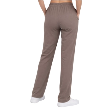 Spodnie medyczne proste klasyczne cappucino casual premium roz. S